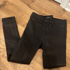 Abercrombie & Fitch Black Simone High Rise Ankle Jeans